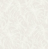 A-Street Prints 2964-87340 Balboa White Botanical Wallpaper