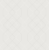 A-Street Prints 2964-87346 Ballard Silver Geometric Wallpaper