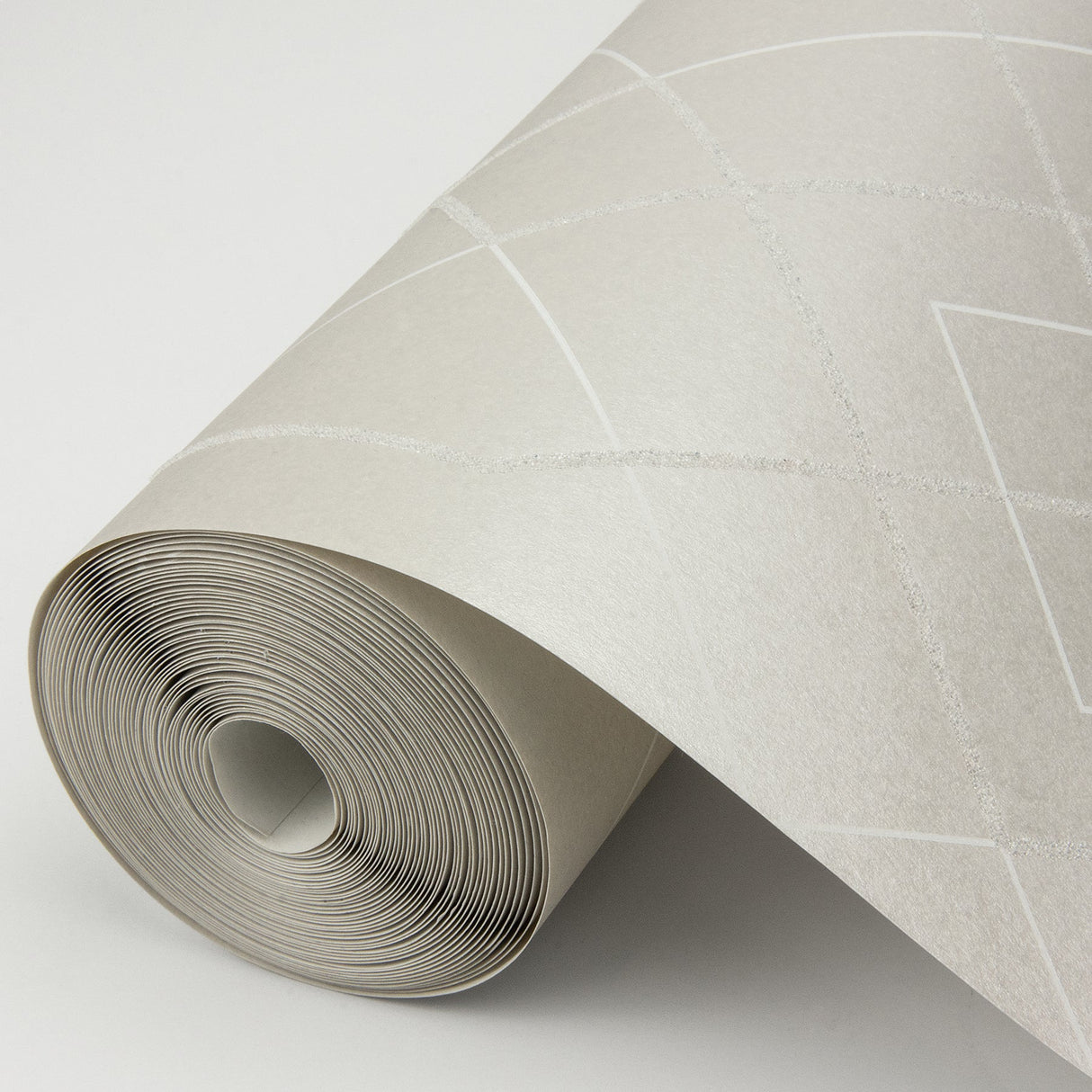 A-Street Prints 2964-87346 Ballard Silver Geometric Wallpaper
