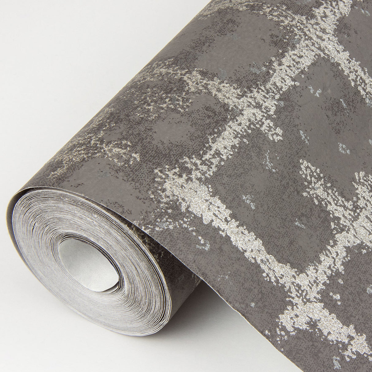 A-Street Prints 2964-87349 Shea Charcoal Distressed Geometric Wallpaper