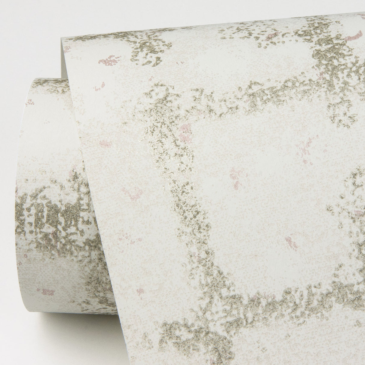 A-Street Prints 2964-87350 Shea Gold Distressed Geometric Wallpaper
