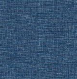 A-Street Prints 2969-24120 Exhale Dark Blue Woven Texture Wallpaper