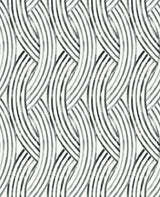 A-Street Prints 2969-26028 Zamora Black Brushstrokes Wallpaper