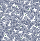 A-Street Prints 2969-26034 Athina Navy Fern Wallpaper
