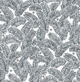 A-Street Prints 2969-26035 Athina Grey Fern Wallpaper