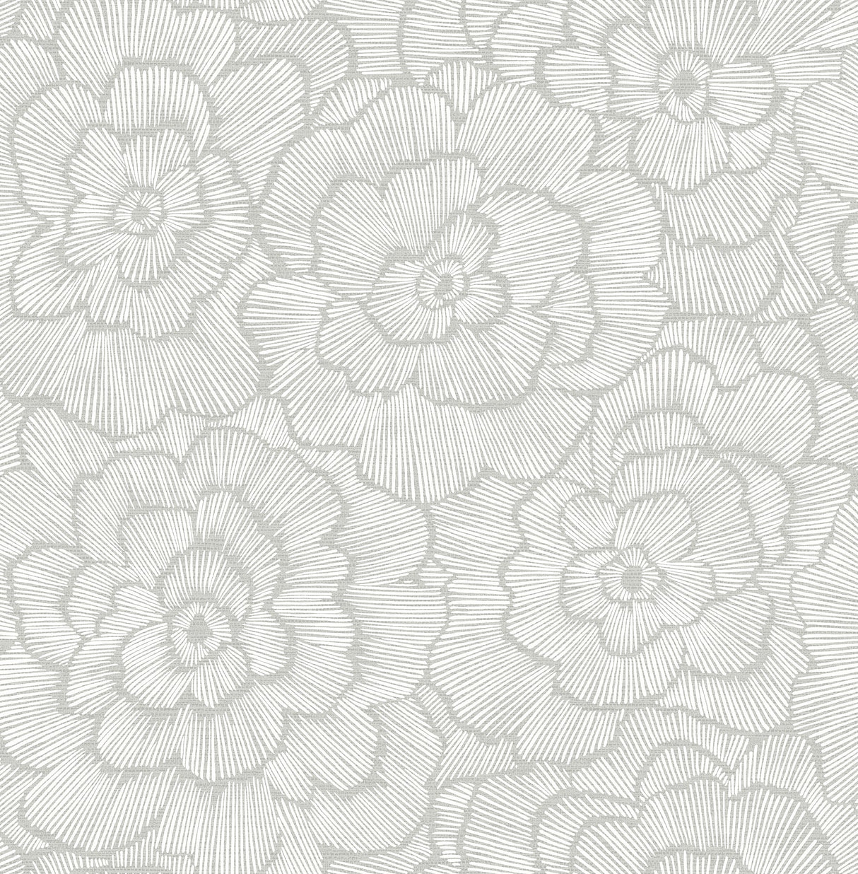A-Street Prints 2969-26036 Periwinkle Light Grey Textured Floral Wallpaper