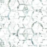 A-Street Prints 2969-26042 Augustine Slate Distressed Geometric Wallpaper