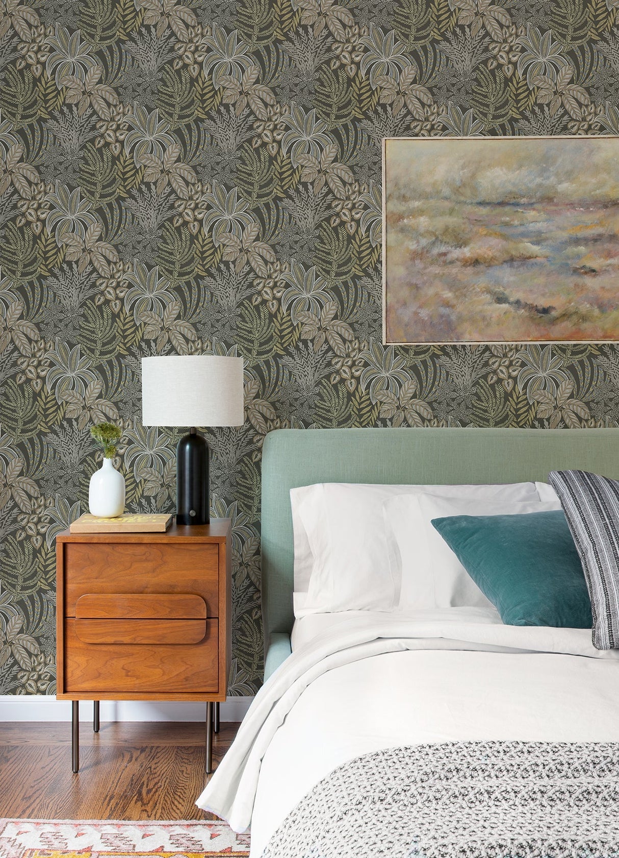 A-Street Prints 2970-13903 Sumner Brown Woodland Botanical Wallpaper