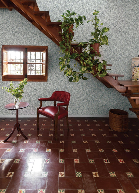 A-Street Prints 2970-26102 Zulma Grey Decorative Botanical Wallpaper