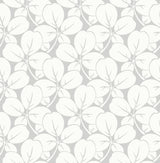 A-Street Prints 2970-26107 Robert Light Grey Clover Wallpaper