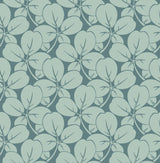 A-Street Prints 2970-26108 Robert Aqua Clover Wallpaper