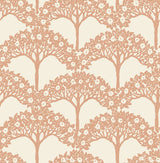 A-Street Prints 2970-26112 Dawson Rust Magnolia Tree Wallpaper
