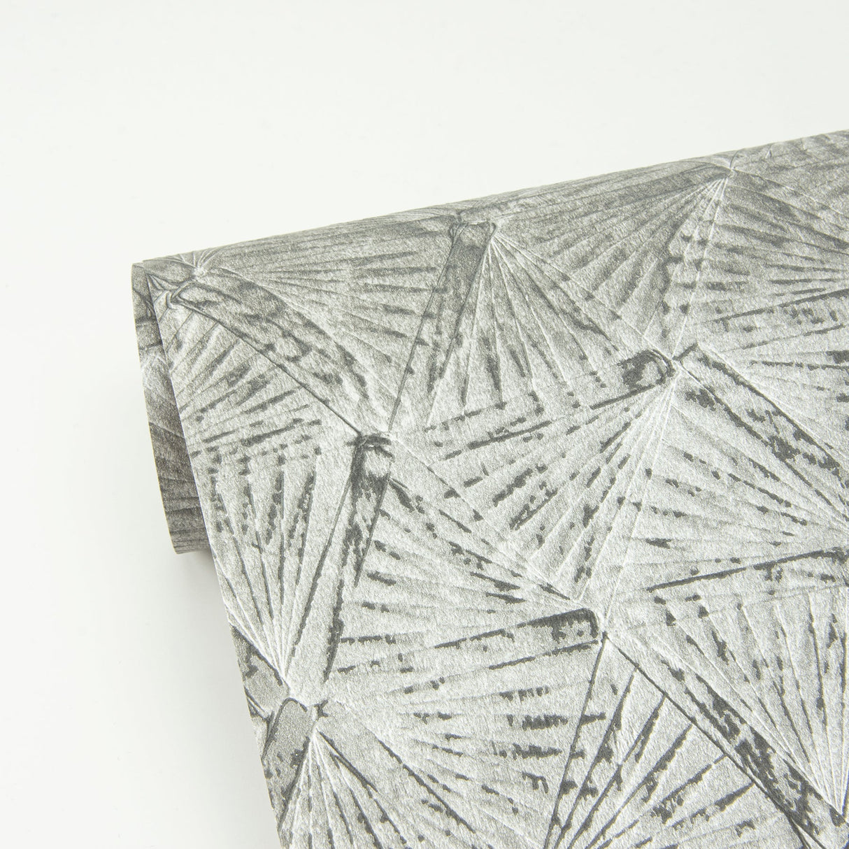 A-Street Prints 2970-26115 Wright Pewter Textured Triangle Wallpaper