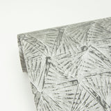 A-Street Prints 2970-26115 Wright Pewter Textured Triangle Wallpaper