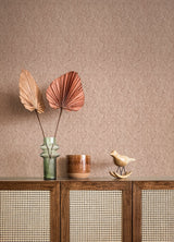 A-Street Prints 2970-26118 Wright Rose Gold Textured Triangle Wallpaper