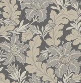 A-Street Prints 2970-26143 Butterfield Grey Floral Wallpaper