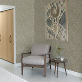 A-Street Prints 2971-86150 Lei Neutral Etched Leaves Wallpaper