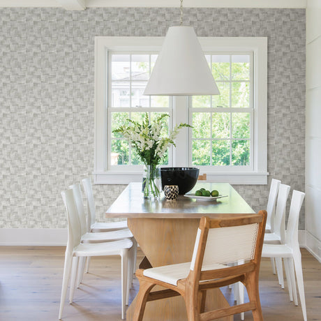 A-Street Prints 2971-86156 Ting Taupe Abstract Woven Wallpaper
