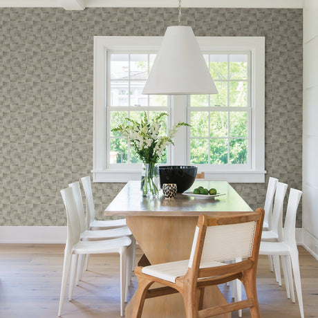 A-Street Prints 2971-86157 Ting Coffee Abstract Woven Wallpaper