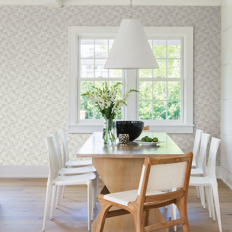 A-Street Prints 2971-86158 Ting Grey Abstract Woven Wallpaper