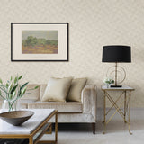 A-Street Prints 2971-86161 Ting Cream Abstract Woven Wallpaper