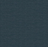 A-Street Prints 2971-86181 Lela Navy Faux Linen Wallpaper