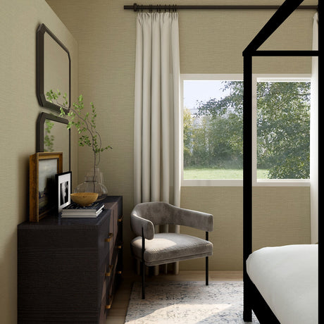 A-Street Prints 2971-86184 Lela Neutral Faux Linen Wallpaper