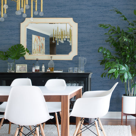 A-Street Prints 2971-86334 Lindsay Denim Chenille Wallpaper