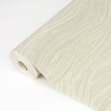 A-Street Prints 2971-86362 Leith Cream Zen Waves Wallpaper