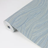A-Street Prints 2971-86365 Leith Blue Zen Waves Wallpaper