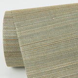 Eade’s Hiromi Pewter Abaca Grasscloth Wallpaper Pewter