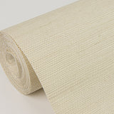A-Street Prints 2972-54760 Hetao Cream Sisal Grasscloth Fine Woven Wallpaper