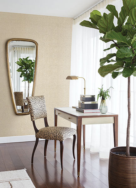 Eade’s Aki Silver Paper Weave Basketweave Grasscloth Wallpap