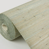 Eade’s Battan Mint Jute Grasscloth Wallpaper Mint