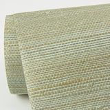 Eade’s Battan Mint Jute Grasscloth Wallpaper Mint