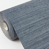Eade’s Victoria Indigo Sisal Grasscloth Wallpaper Indigo