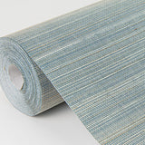 Eade’s Mai Turquoise Abaca Grasscloth Wallpaper Turquoise