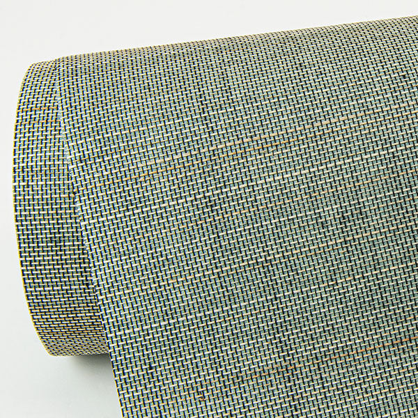 Eade’s Mai Teal Abaca Grasscloth Wallpaper Teal