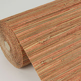 Eade’s Shuang Coral Handmade Grasscloth Wallpaper Coral