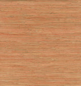 Eade’s Shuang Coral Handmade Grasscloth Wallpaper Coral