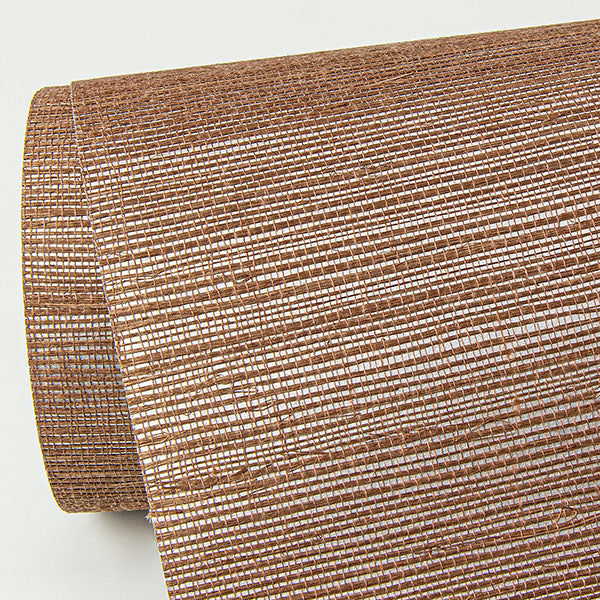 Eade’s Caihon Rust Sisal Grasscloth Wallpaper Rust