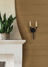 Eade’s Caihon Bronze Sisal Grasscloth Wallpaper Bronze