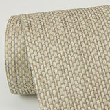 Eade’s Jia Taupe Paper Weave Grasscloth Wallpaper Taupe