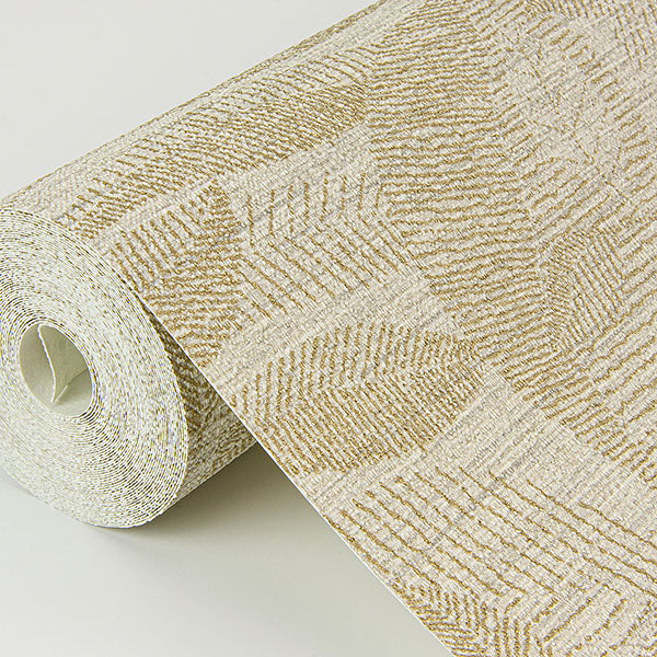 Eade’s Lei Gold Leaf Wallpaper Gold