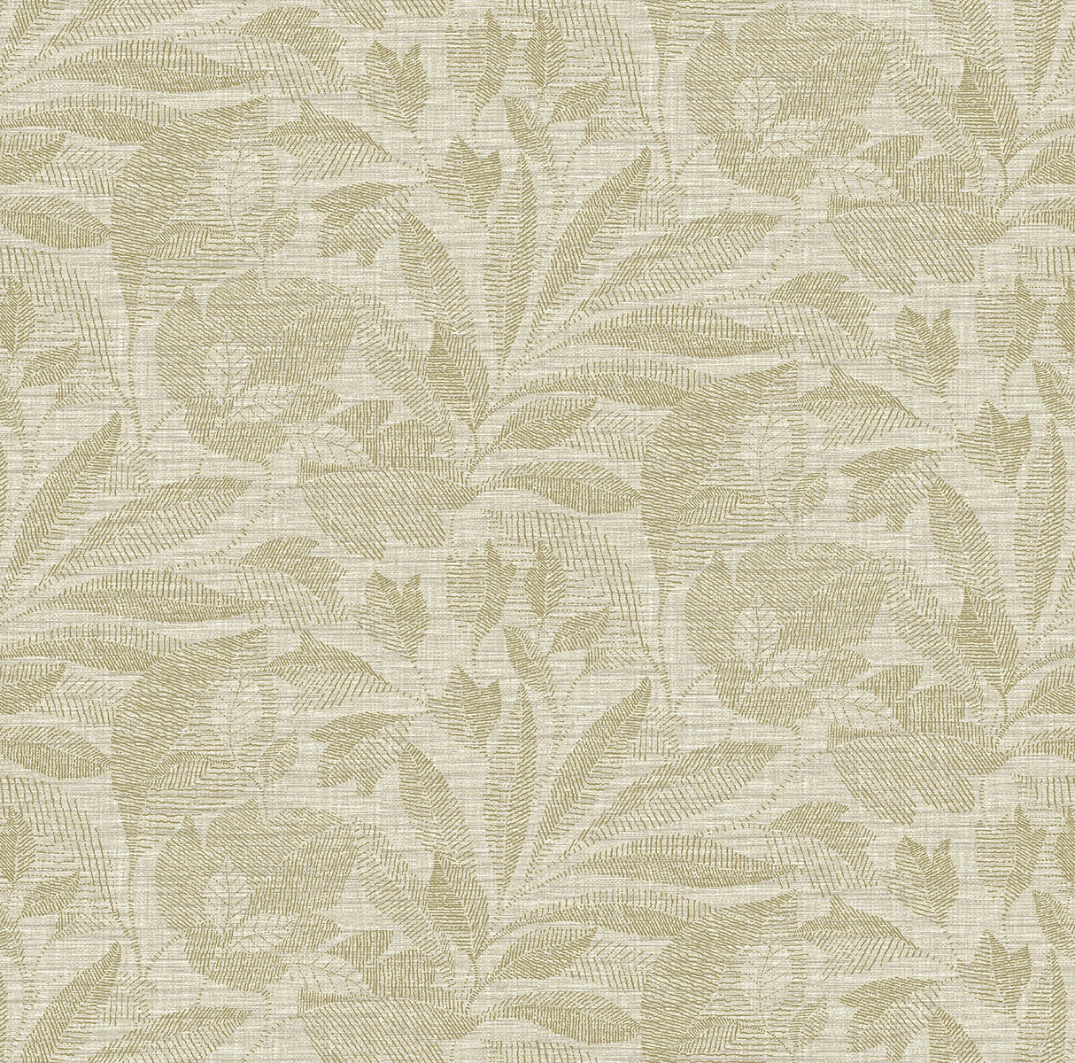 A-Street Prints 2972-86150 Lei Gold Leaf Wallpaper