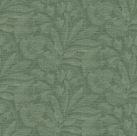 Eade’s Lei Green Leaf Wallpaper Green