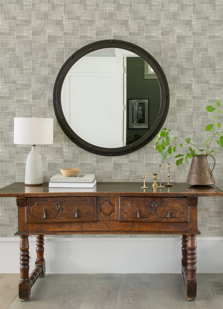 Eade’s Ting Taupe Lattice Wallpaper Taupe