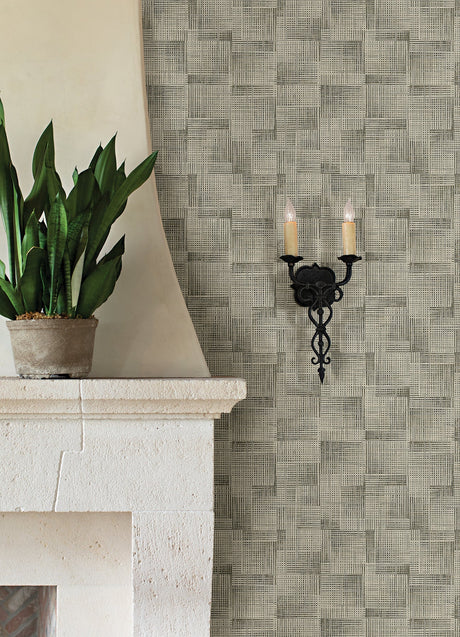 Eade’s Ting Light Grey Lattice Wallpaper Light Grey
