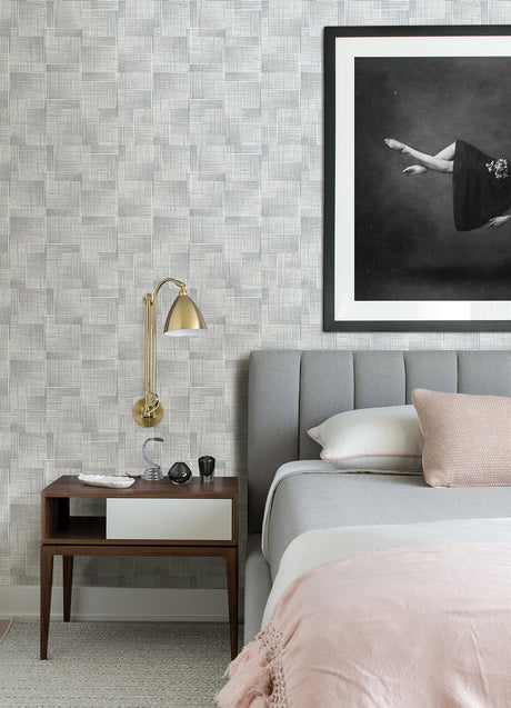 Eade’s Ting Light Blue Lattice Wallpaper Light Blue