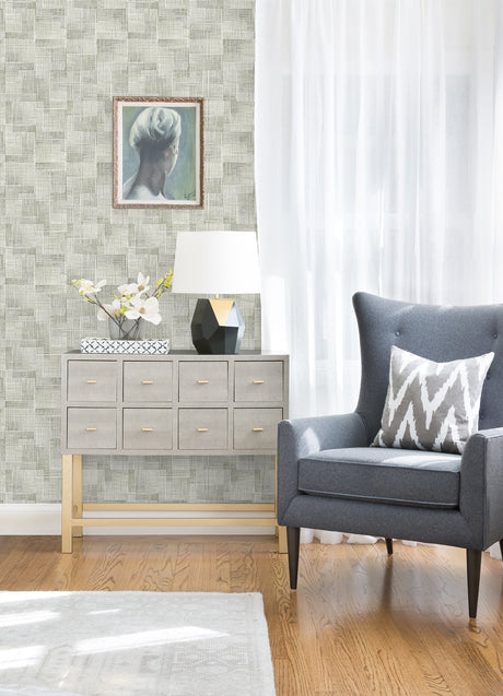 Eade’s Ting Sage Lattice Wallpaper Sage